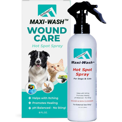 Forticept Maxi-Wash Hot Spot Spray Treatment for Dogs & Cats