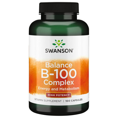 Swanson Balance Vitamin B-100 Complex, Energy and Metabolism