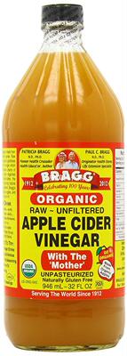 美国 Bragg Organic Raw Apple Cider Vinegar, 32 Ounce