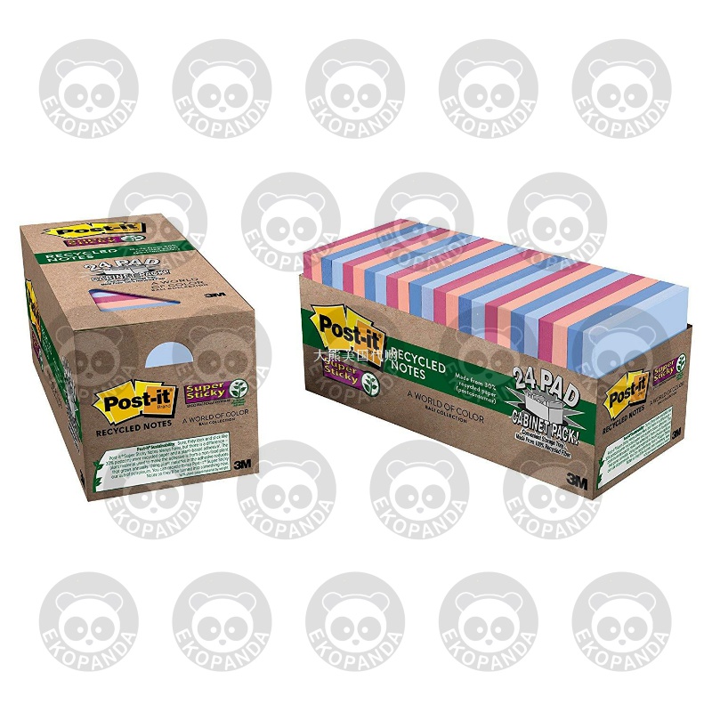 Post-it Recycled Super Sticky Notes, 24 Pads, 654-24NH-CP在類目 特色手工藝, 少數民族特色工藝品, 毛南族中 - 來自Buy2taobao.com提供專業的淘寶代購服務