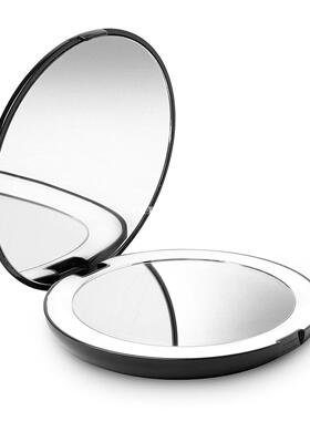 Fancii LED Lighted Travel Makeup Mirror, 10x Magnification