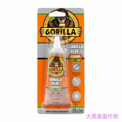 Gorilla Glue Clear Gel， 51g