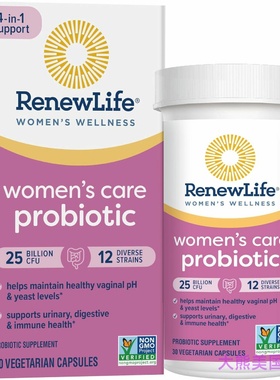 Renew Life Probiotics, Women's Care, 25 Billion CFU