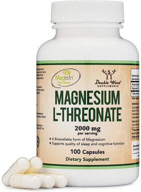 Magnesium L Threonate (Magtein) by Double Wood Supplements