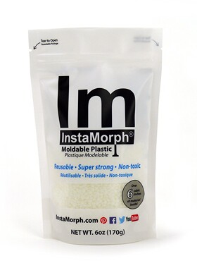 InstaMorph Reusable Moldable Plastic, Thermoplastic Beads