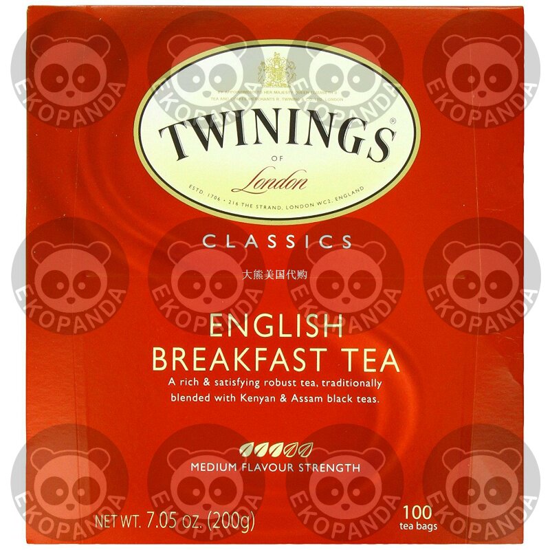Twinings Tea, English Breakfast, 100 Count, 7.05 oz图片