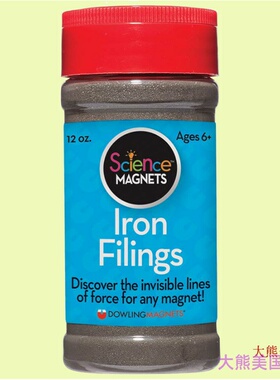 Science Dowling Magnets Iron Filings, 12 OZ 磁铁粉