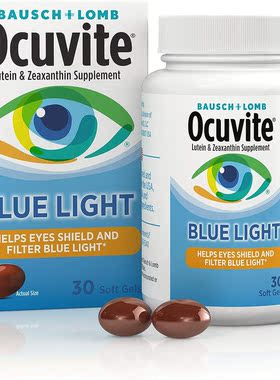 Bausch + Lomb Ocuvite Lutein & Zeaxanthin, Blue Light