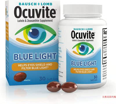 Bausch + Lomb Ocuvite Lutein & Zeaxanthin, Blue Light