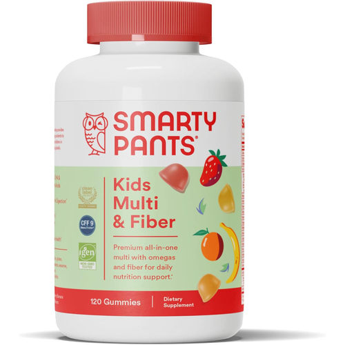 SmartyPants Kids Multivitamin Gummies and Fiber Supplement