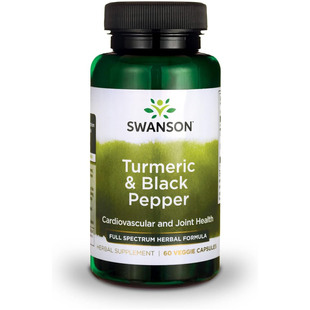 Swanson Turmeric & Black Pepper, Cardiovascular Joint Health