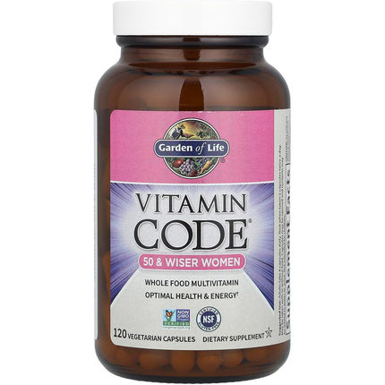 美国Garden of Life Multivitamin Code for Women, 120 Capsules