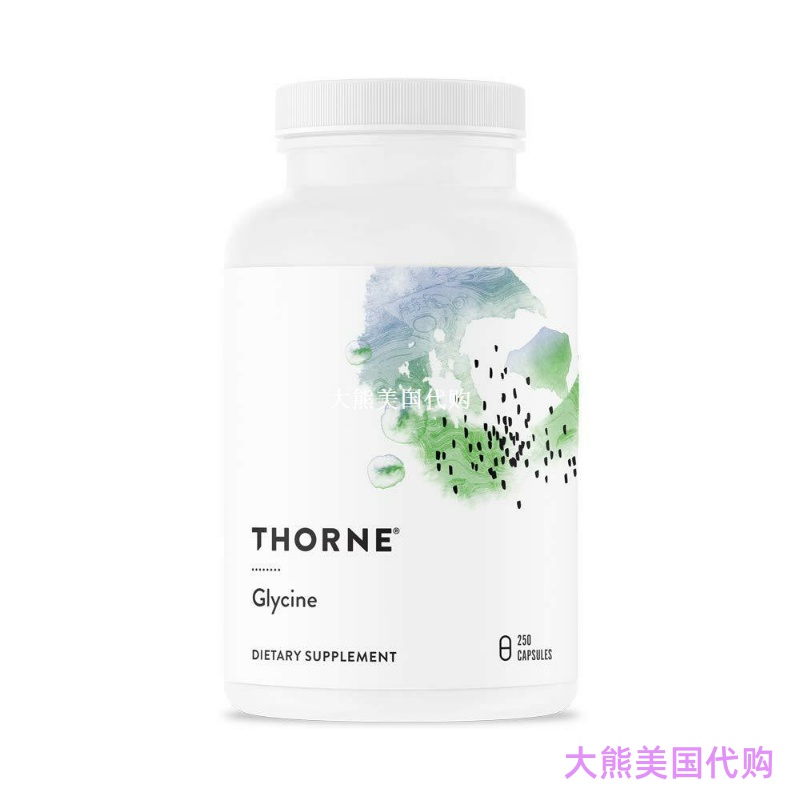 Thorne Research Glycine, Amino Acid Support, 250 Capsules