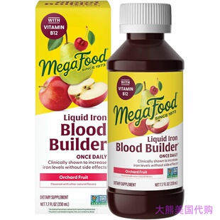 MegaFood Blood Builder, Liquid Iron, 230 ml