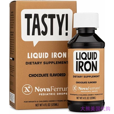 NovaFerrum Pediatric Drops Liquid Iron Supplement for Infant