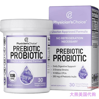 益生菌 Physician's CHOICE Prebiotic-Probiotic, 10B CFUs