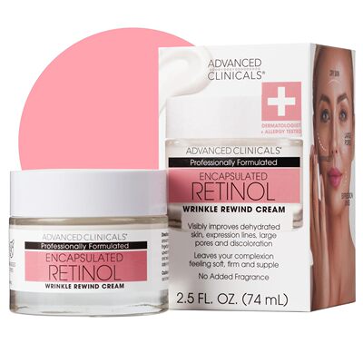 Advanced Clinicals Encapsulated Retinol Wrinkle Rewind Cream