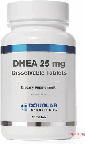 Douglas Laboratories DHEA 25 mg, Dissolvable Tablets