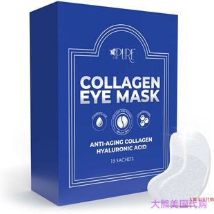 (15 Pairs) LA PURE Luxury Collagen Eye Mask, Anti Aging