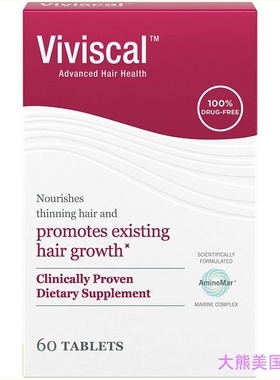 Viviscal Hair growth supplement for women, 60 Count