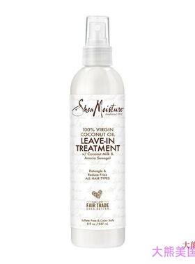 Shea Moisture Virgin Coconut Oil Leave-In Treatment, 8 Ounce