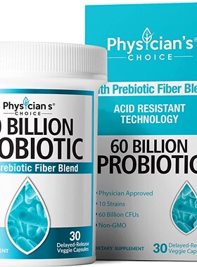 Physician's CHOICE 60 Billion Probiotics, 30 Capsules 益生菌