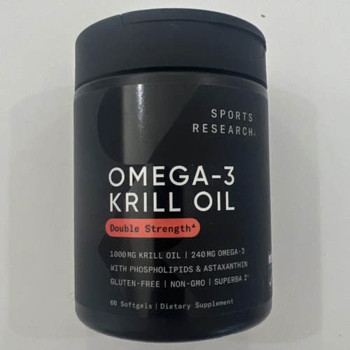 Sports Research Antarctic Krill Oil 1000mg with Astaxanthin