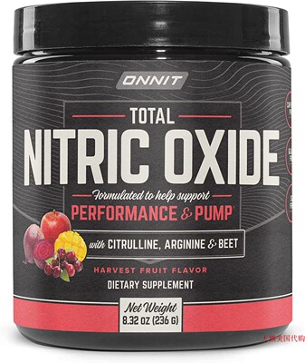 ONNIT Total Nitric Oxide - Pre Workout Powder