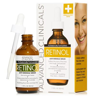 Advanced Clinicals Retinol Anti-Wrinkle Serum For Face, 52ml