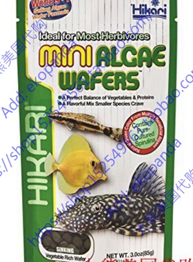 Hikari Usa Inc AHK21416 Mini Algae Wafers 3 -Ounce