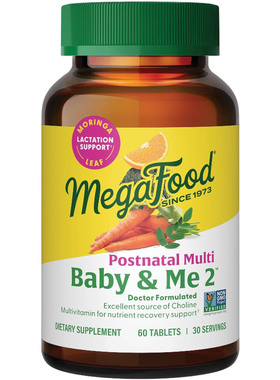 MegaFood Baby & Me 2 Postnatal MultiVitamins