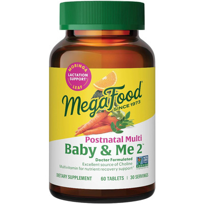 MegaFood Baby & Me 2 Postnatal MultiVitamins