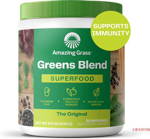 Amazing Grass Greens Blend Superfood: Super Greens Powder