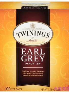 Twinings Tea, Earl Grey, 100 Count