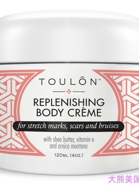 TOULON Replenishing Body Creme, Stretch Marks, Scars, Bruise