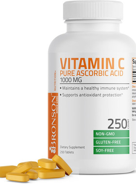 Bronson Vitamin C 1000mg, Ascorbic Acid, 250 Tablets