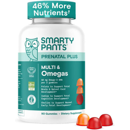 SmartyPants Prenatal Plus Multivitamin Gummies