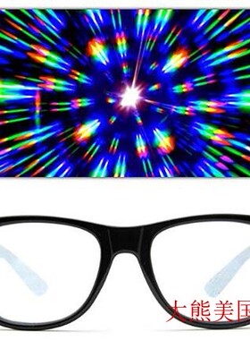 GloFX Ultimate Diffraction Glasses - 3D Prism Effect EDM