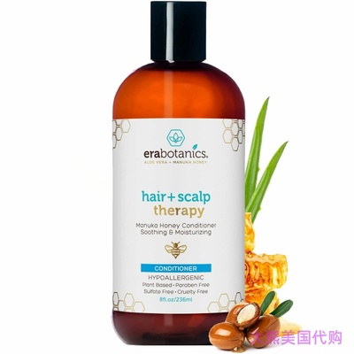 Era Organics Manuka Honey Dry Scalp Conditioner, 8 oz