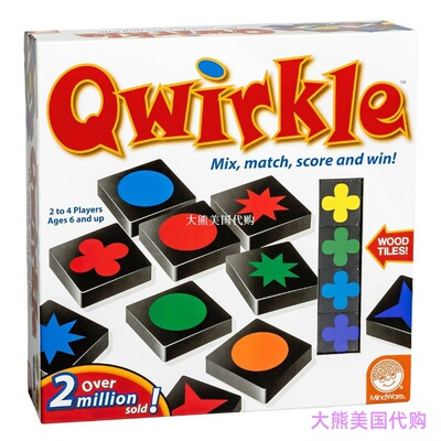 Mindware Qwirkle Board Game 棋盘游戏
