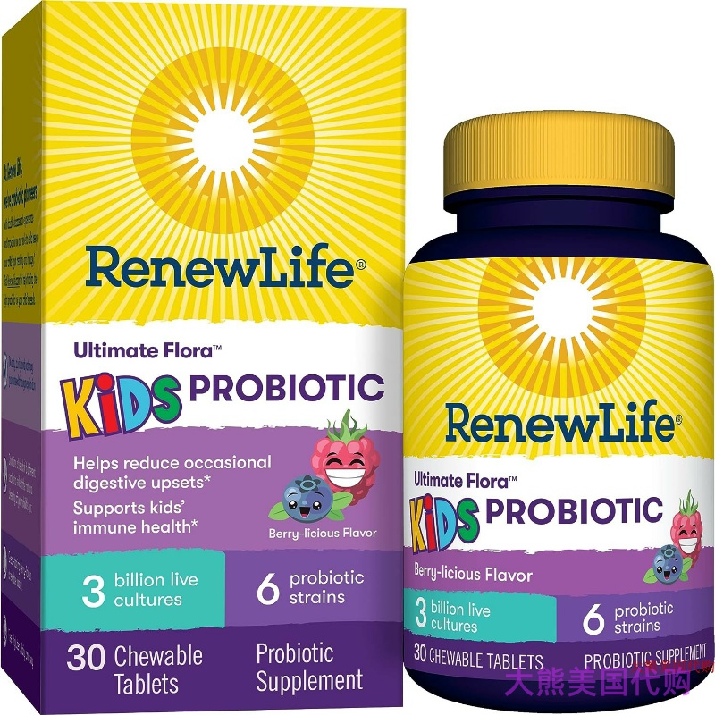 Renew Life Ultimate Flora Kids Probiotic Gummies