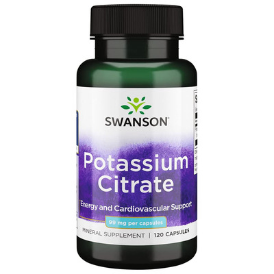 Swanson Potassium Citrate, Energy and Cardiovascular Support