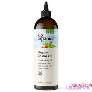 Sky Organics Organic 蓖麻油 Oil 16oz 473ml Castor