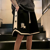 超大号加肥加大号胖哥400斤松紧七分裤 肥佬中裤 短裤 特大码 男夏装