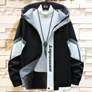 胖哥超大号400斤连帽二棉服棉衣棉袄外套男冬 加肥加大肥佬特大码