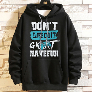 加肥加大特大码 肥佬胖子显瘦11XL400斤休闲体恤连帽卫衣加绒帽衫