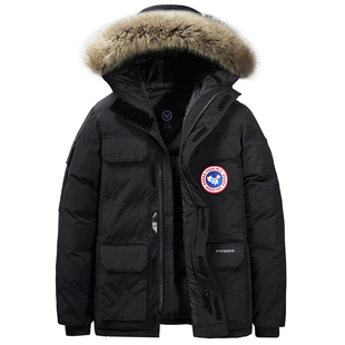 加肥加大号超特大码肥佬国潮牌胖哥宽松毛帽厚冬棉衣服棉袄外套男