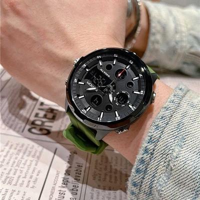 中学生专业运动跑步机械石英表