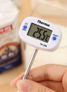 TA288数字温度计文彪探针式测温-50-300度高温液体固体牛奶肉类