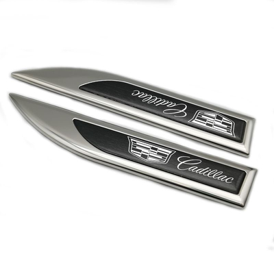 凯迪拉克侧标叶子板车贴